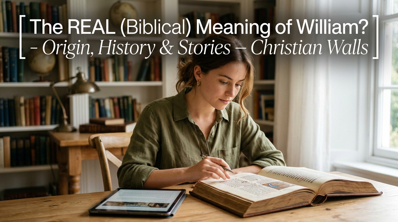 The REAL (Biblical) Meaning of William? - Origin, History & Stories – Christian Walls
