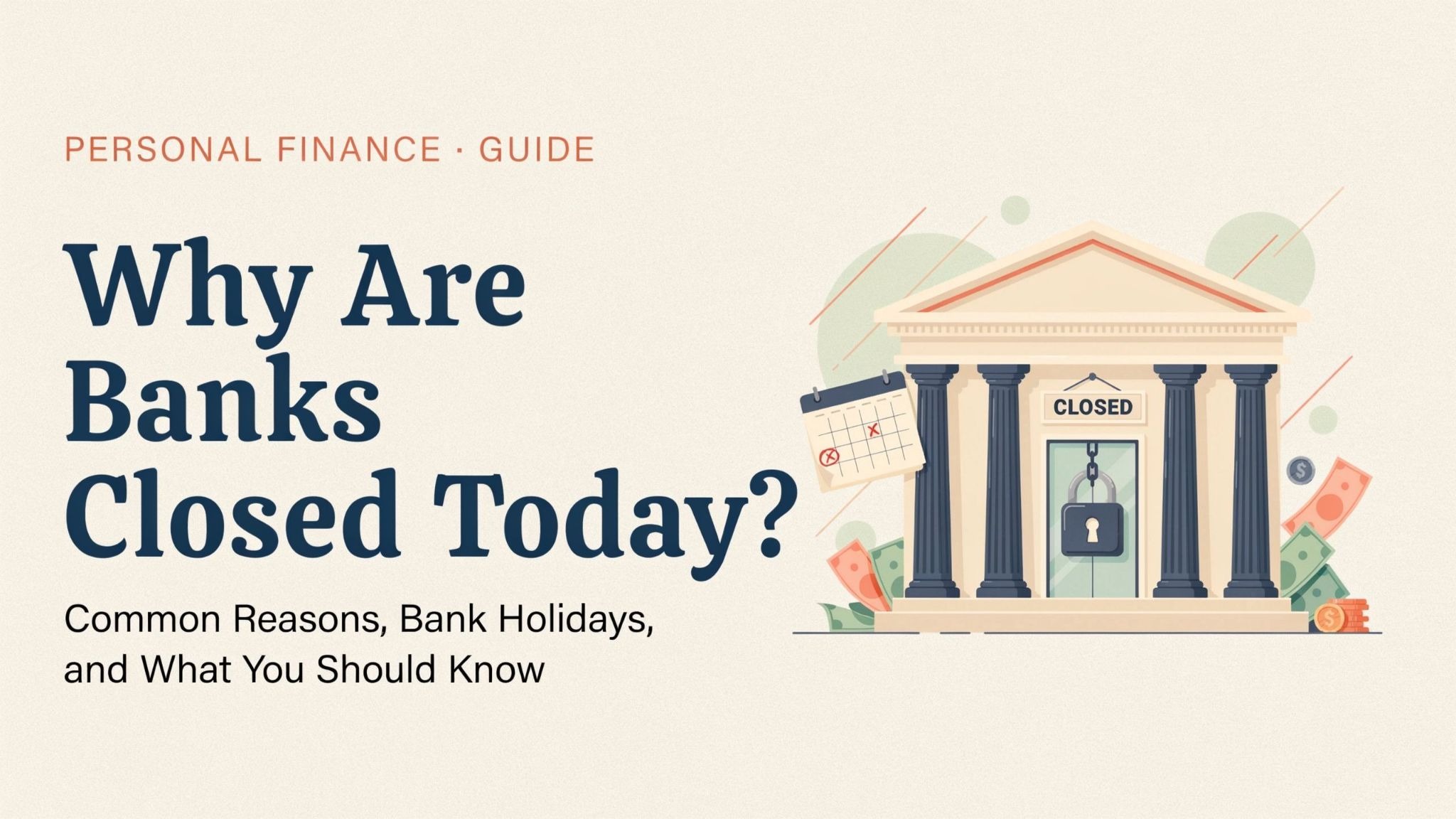 Why Are Banks Closed Today? Common Reasons, Bank Holidays, and What You Should Know