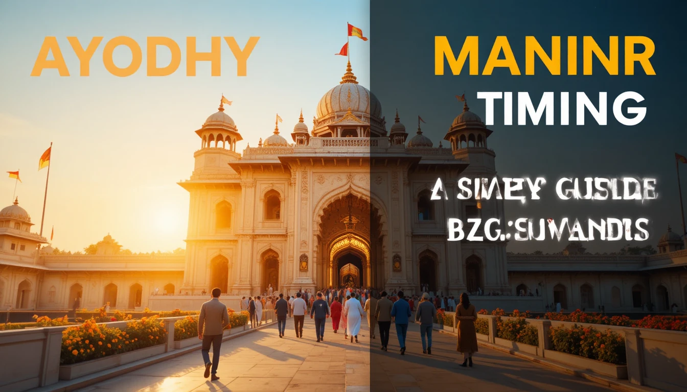 Ayodhya Ram Mandir Timing: A Simple Guide for Devotees