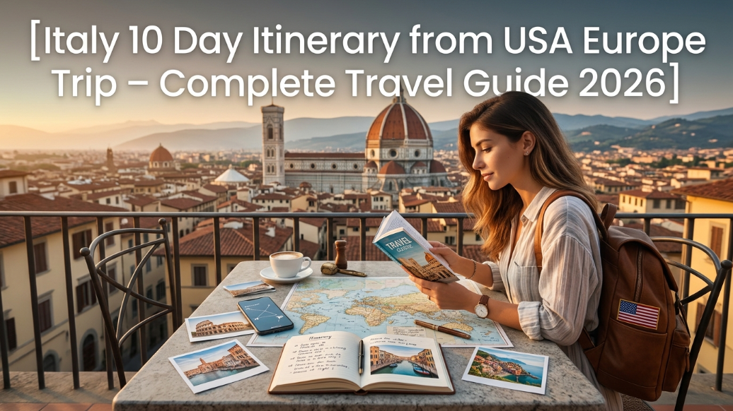 Italy 10 Day Itinerary from USA Europe Trip – Complete Travel Guide 2026