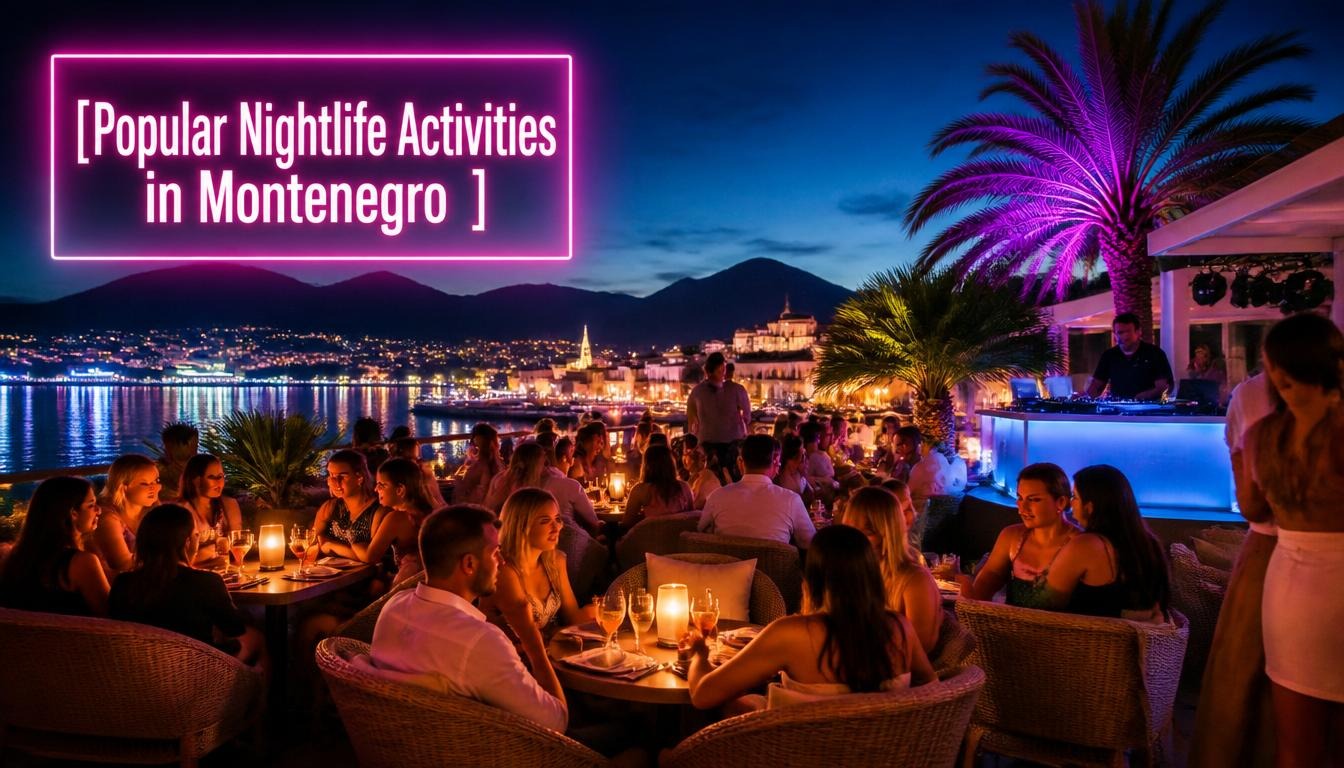 Popular Nightlife Activities in Montenegro