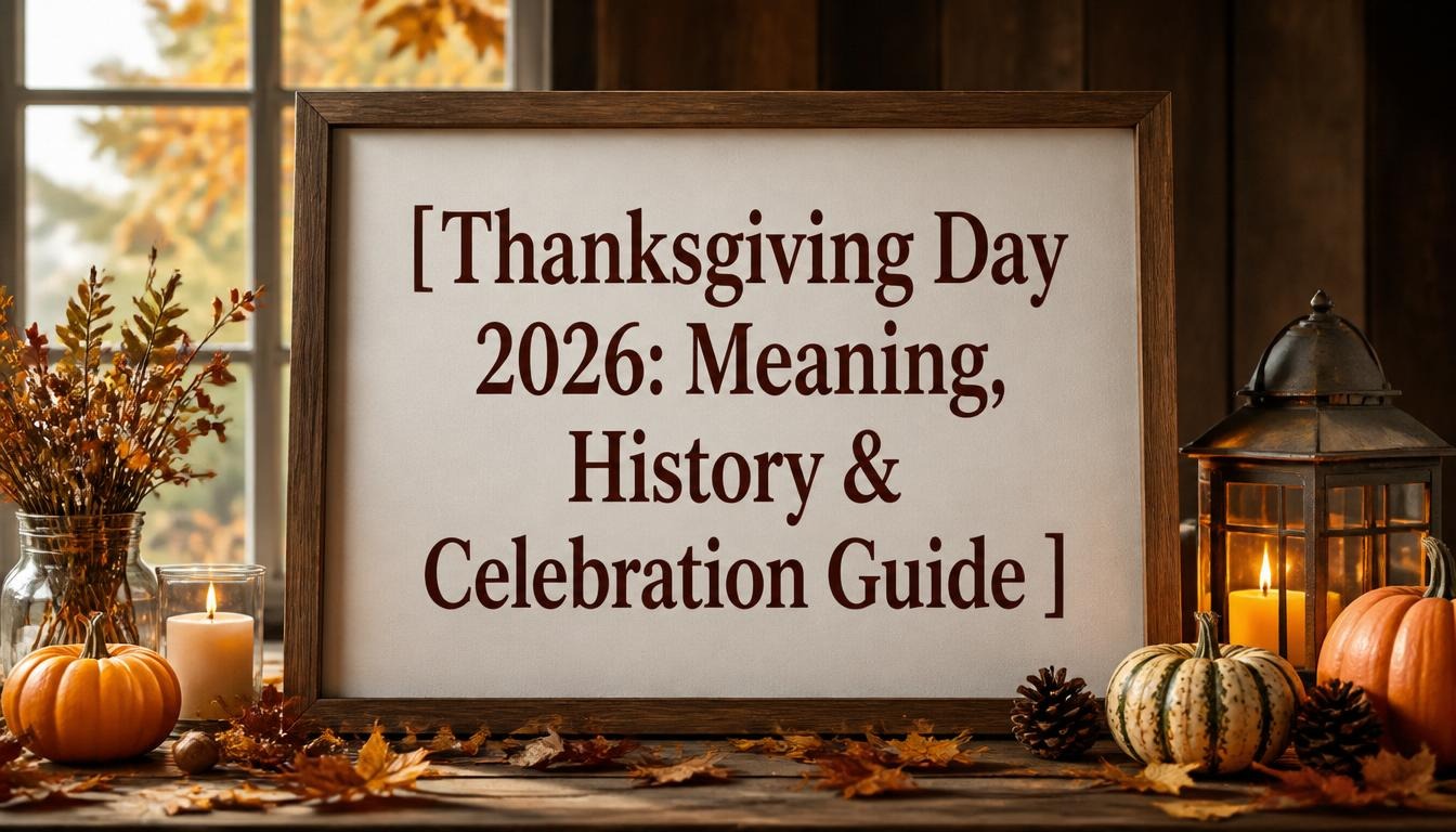 Thanksgiving Day 2026: Meaning, History & Celebration Guide
