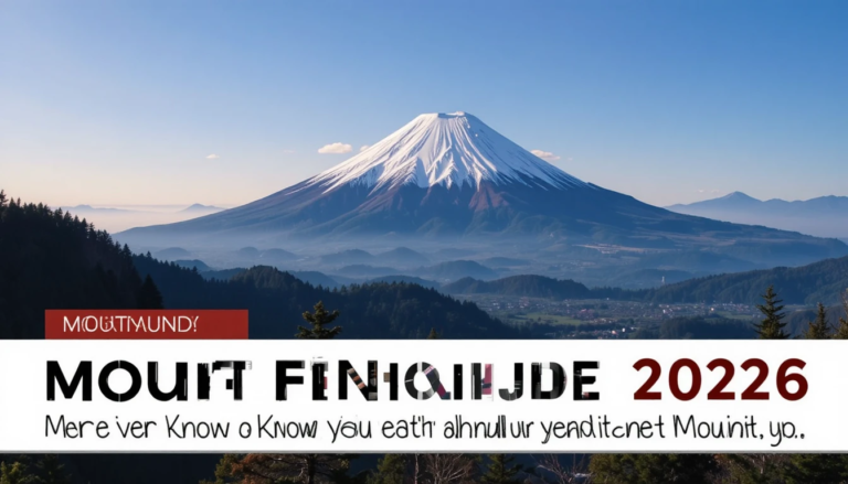 Mount Fuji Travel Guide 2026: Everything You Need to Know Before Visiting Japan’s Iconic Mountain