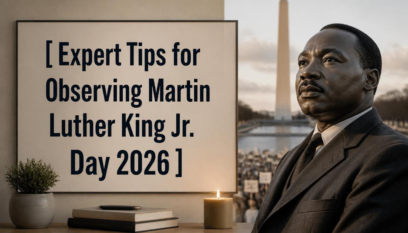 Expert Tips for Observing Martin Luther King Jr. Day 2026